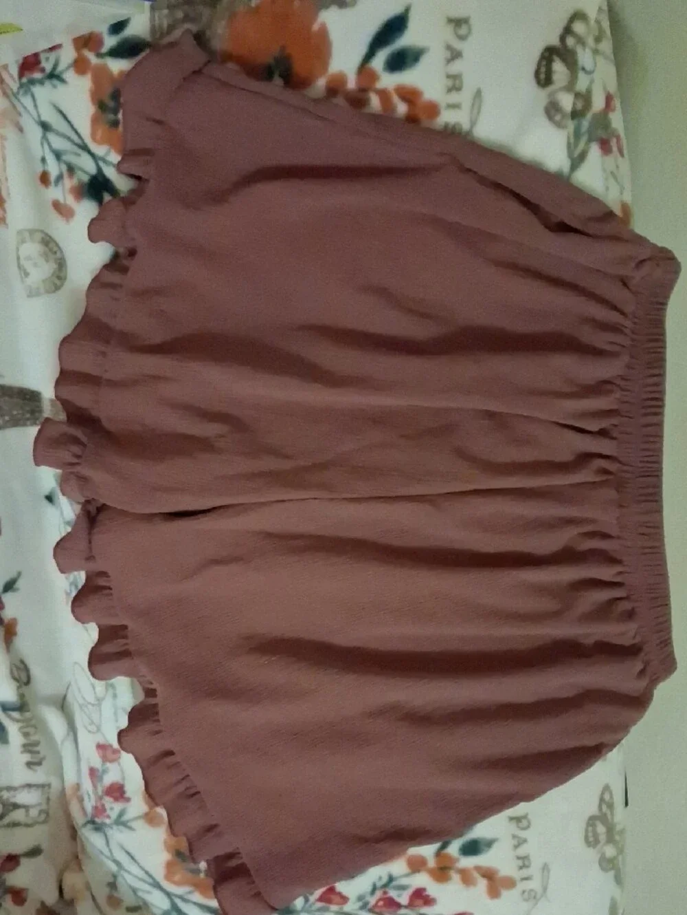 LuLaRoe Jude  Ruffle-Hem Elastic Waist Shorts